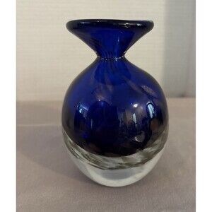 Murano Cobalt Blue Perfume Bottle